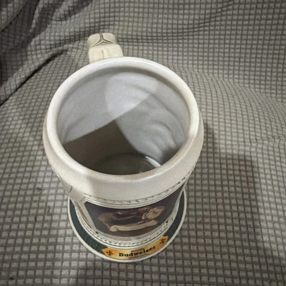 Budweiser Historic Advertising Series Stein And Tin 1998‎ 